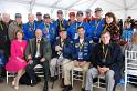 USS Intrepid Crewmembers, Ret Gen Engle & wifeJeanie seated left, NASA Astronaut Mario Runco & Actor Leonard Nimoy aka Mr. Spock